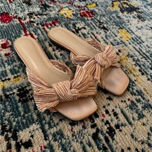 Elegant Women's Bow Slide Sandals